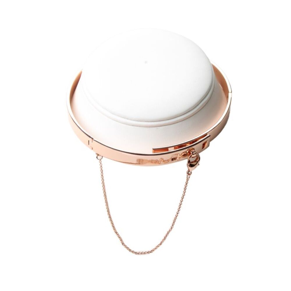 Eddie Borgo Womens Rose Gold Plated Thin Safety Chain Choker Necklace 12.5"